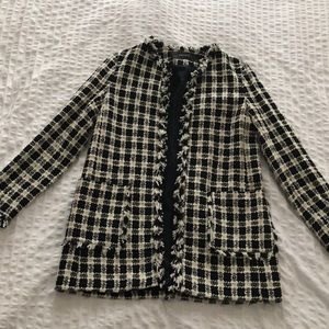 Zara Tweed Frock Coat